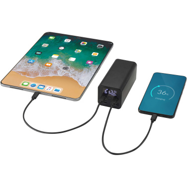 Logotrade promotional merchandise picture of: Acamar 20.000 mAh 70W recycled aluminium laptop power bank