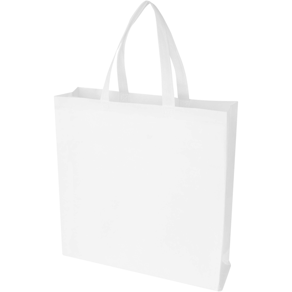 Logo trade promotional items image of: EcoSeal GRS recycled nonwoven gusset tote bag 12L