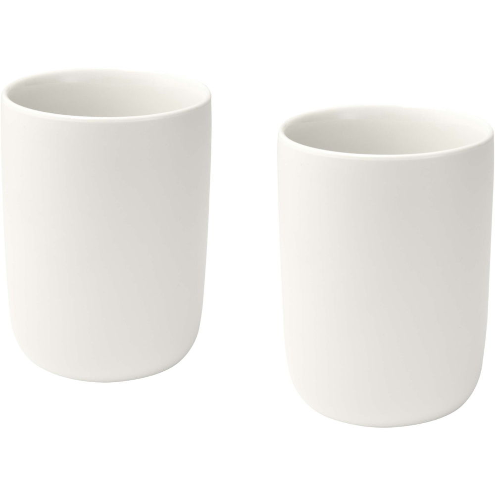 Logo trade promotional merchandise image of: Male 350 ml ceramic cups - set of 2