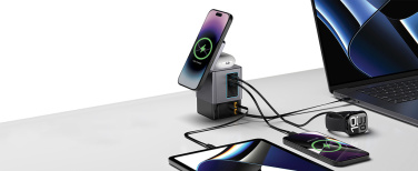 Logo trade corporate gifts image of: Urban Vitamin Sacramento 105W GAN charger+retractable cables