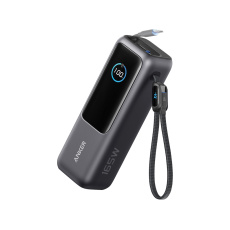 Anker Power Bank 25.000 mah 165W, Built-in retractable cable