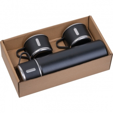 Logo trade promotional merchandise picture of: Insulated bottle set ICELAND