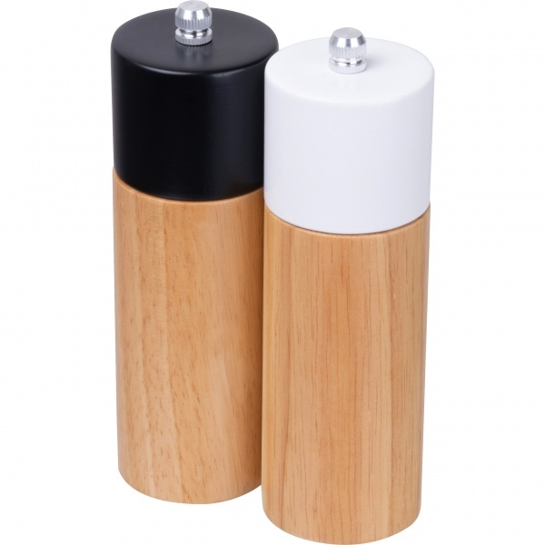 Logo trade promotional gifts picture of: Salt & pepper mill set DAKAR