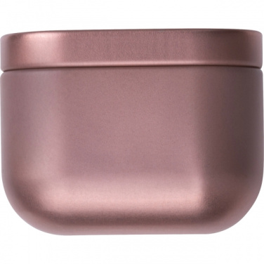 Logo trade promotional gifts picture of: Candle in tin PRAGUE