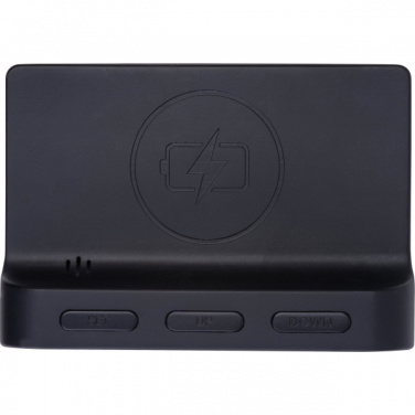 Logo trade promotional giveaways picture of: Alarm Clock and Wireless Charger ADELAIDE