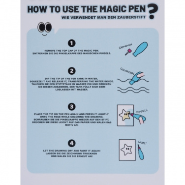 Logotrade promotional product image of: Watercoloring Book ANGERS