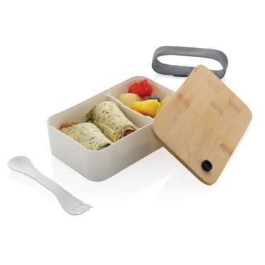 Logo trade promotional giveaways image of: RCS RPP lunchbox with bamboo lid