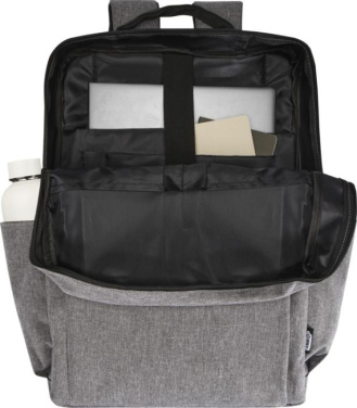 Logotrade promotional item picture of: Libra 15” GRS recycled laptop backpack 15L