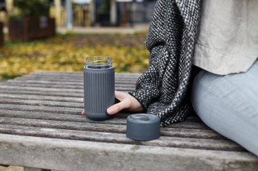 Logotrade advertising product picture of: Black+Blum Glass Travel Cup 340ML