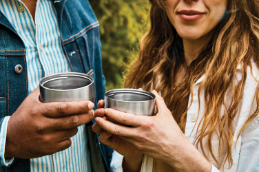 Logo trade promotional items picture of: Black+Blum Explorer Flask Duo 1L