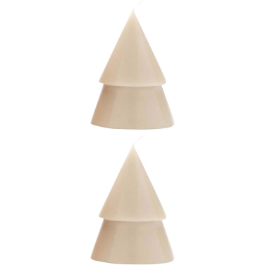 Logotrade promotional products photo of: Originalhome Xmas tree candle set of 2 - M