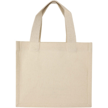 Logotrade promotional item picture of: Odessa 220 g/m² GRS recycled cotton mini gusset tote bag 9L