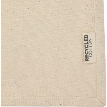 Logo trade promotional items image of: Odessa 220 g/m² GRS recycled cotton mini gusset tote bag 9L