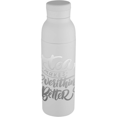 Logo trade promotional merchandise image of: Illuminate 650 ml RCS recycled stainlesss steel double wall insulated water bottle