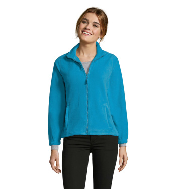 Logo trade promotional item photo of: NORTH WOMEN ZIPPED FLEECE