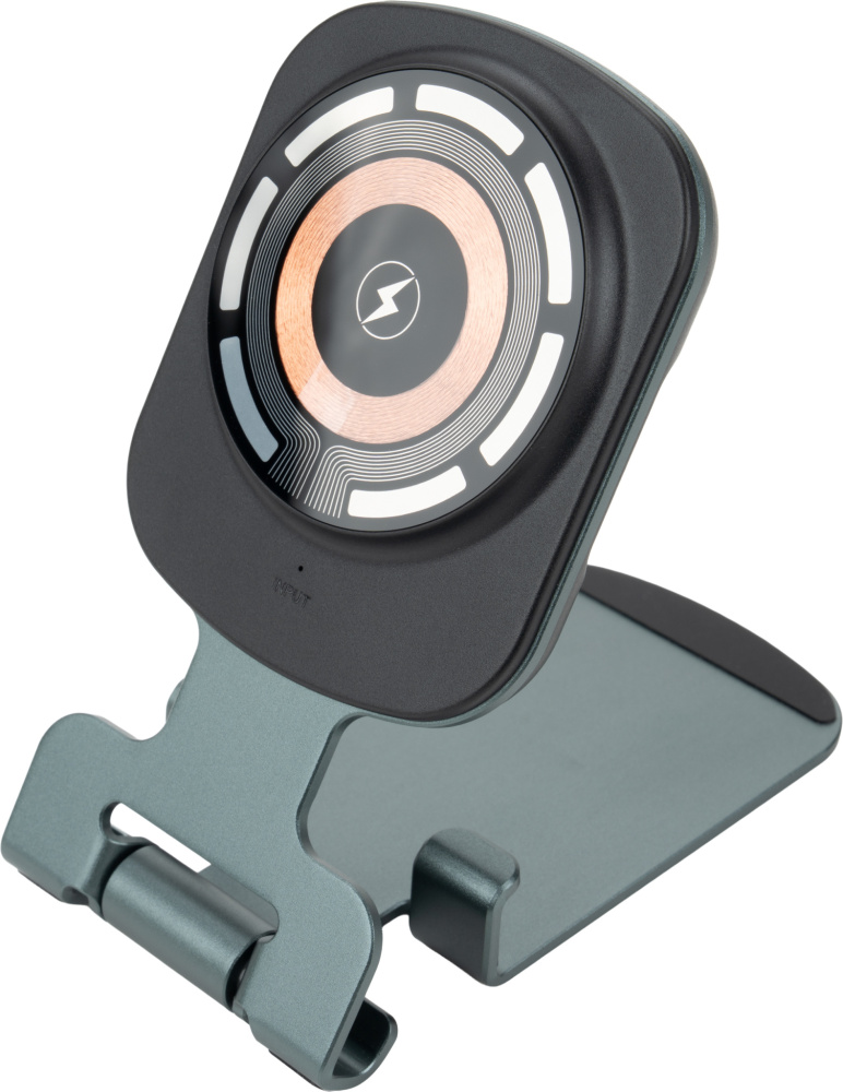 Logotrade business gift image of: Phone holder with wireless charger