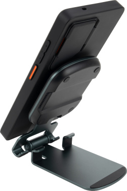 Logo trade promotional giveaways image of: Phone holder with wireless charger