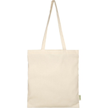 Logo trade promotional products image of: Odisha 100 g/m² OCS organic tote bag 7L