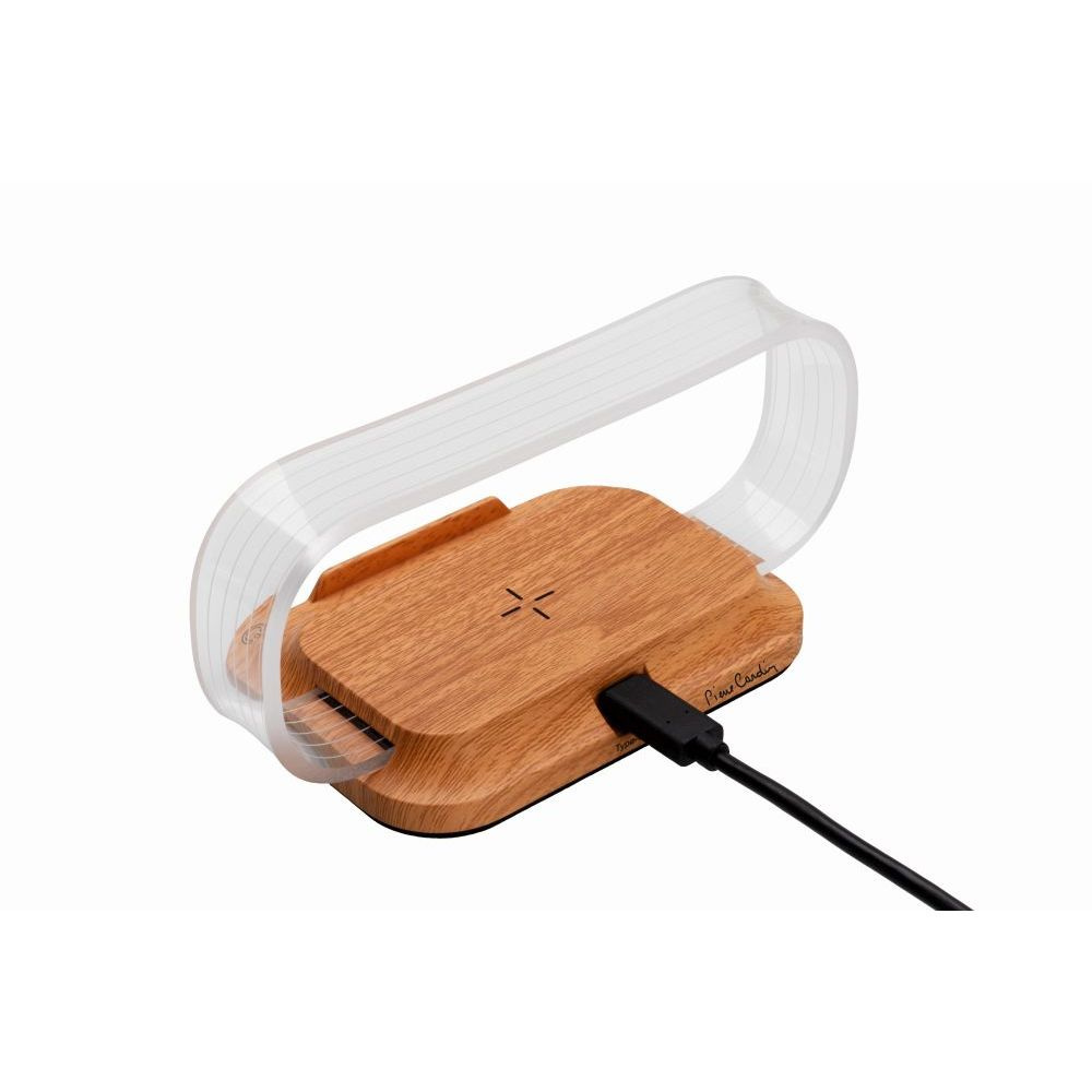 Logotrade corporate gift image of: Phone stand with wireless charger JEROME Pierre Cardin