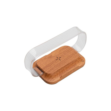 Logotrade promotional item image of: Phone stand with wireless charger JEROME Pierre Cardin