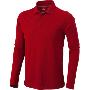 Logo trade advertising products picture of: Oakville long sleeve men's polo