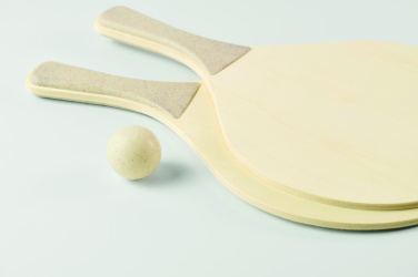 Logo trade promotional merchandise image of: Beach racket set