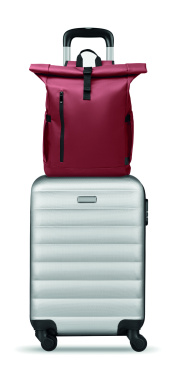 Logo trade promotional item photo of: Rolltop laptop rucksack 600D