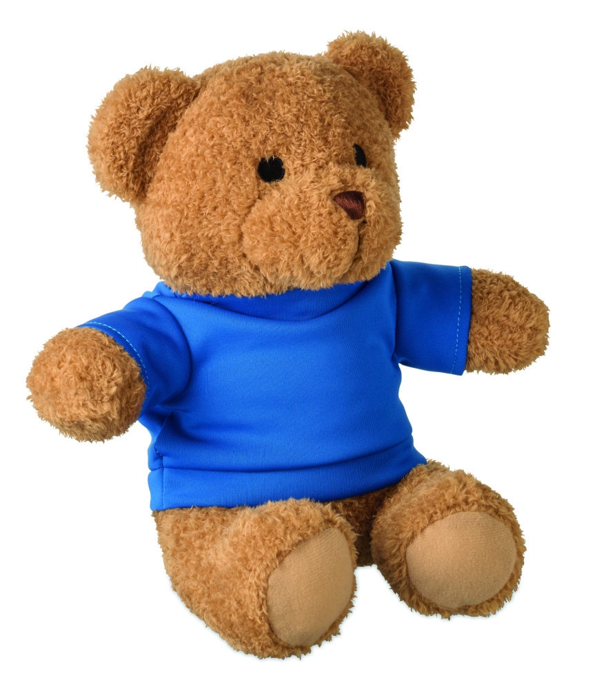 Logo trade promotional merchandise picture of: Teddy bear with t-shirt 23 cm