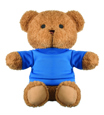 Logo trade promotional gift photo of: Teddy bear with t-shirt 23 cm