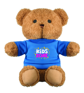 Logo trade promotional merchandise photo of: Teddy bear with t-shirt 23 cm