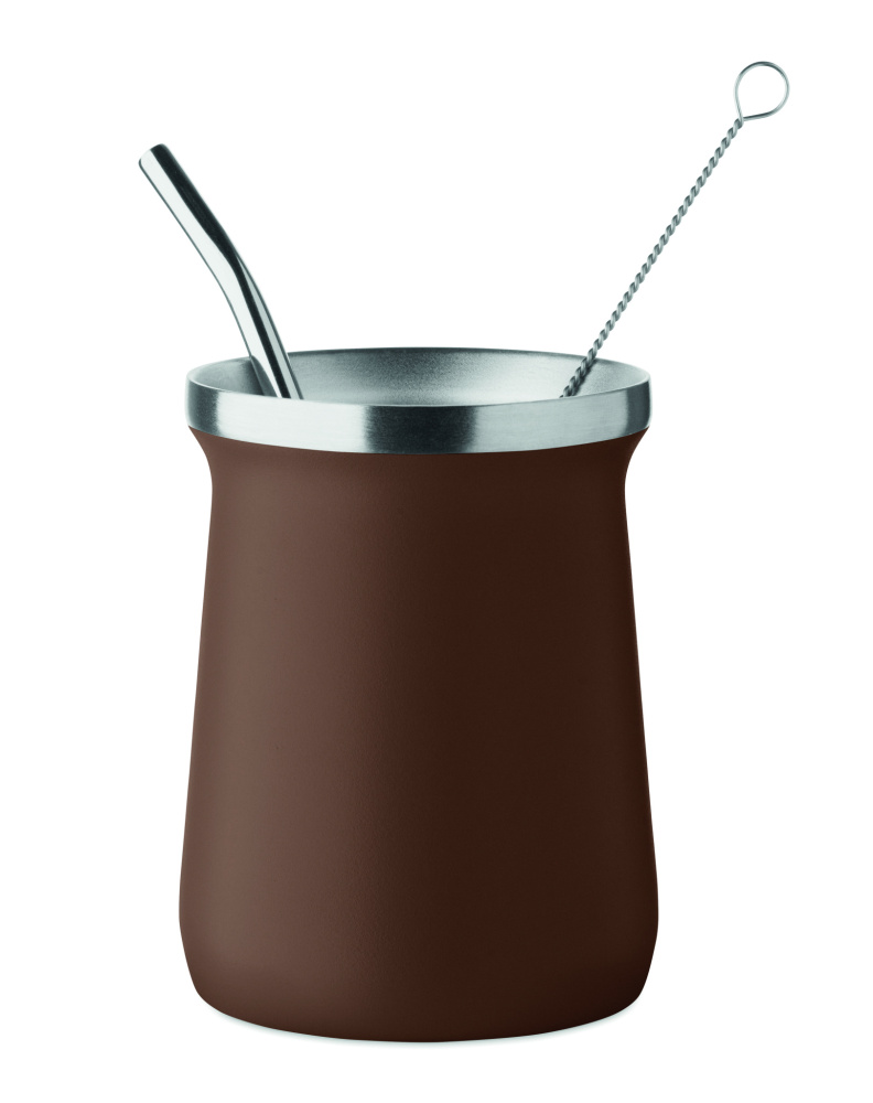 Logo trade promotional gifts image of: Yerba mate tea cup