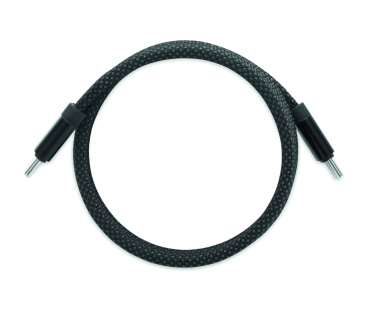 Logotrade promotional merchandise photo of: Braided magnetic cable in RPET