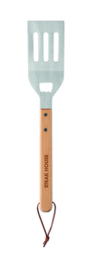 Logo trade promotional gifts picture of: BBQ spatula in beechwood