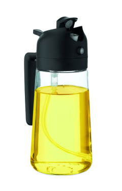 Logo trade advertising products picture of: Glass oil dispenser & sprayer