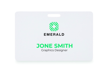 Logotrade promotional merchandise image of: Lanyard badge 54 x 86mm