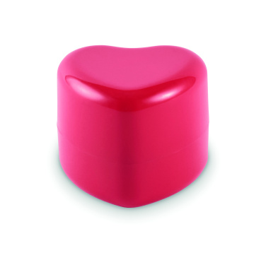 Logotrade promotional product image of: Heart shape vegan lip balm