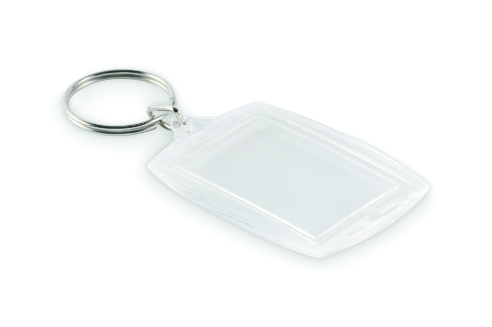 Logo trade promotional gifts picture of: Classic acrylic keyring