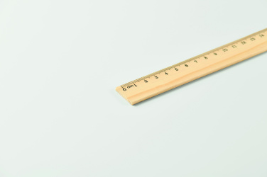 Logo trade promotional giveaway photo of: Wooden ruler 20cm
