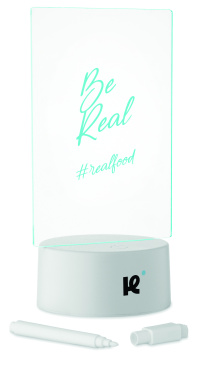 Logotrade promotional product image of: Light-up LED memo board