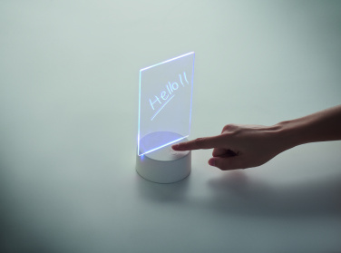 Logo trade promotional products image of: Light-up LED memo board