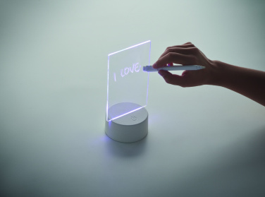 Logotrade promotional gift image of: Light-up LED memo board