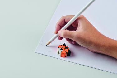 Logo trade promotional giveaway photo of: Wooden pencil in animal shape