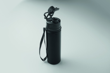 Logo trade promotional merchandise photo of: Foldable silicone sports bottle
