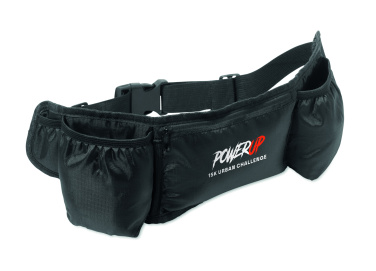 Logo trade promotional gift photo of: Sports waist bag 420D RPET