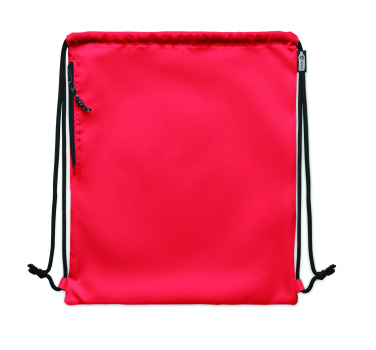 Logo trade promotional items image of: Large drawstring bag 300D RPET