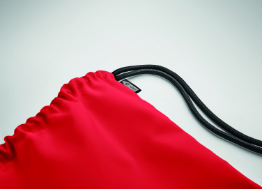 Logotrade business gifts photo of: Large drawstring bag 300D RPET