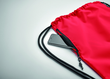 Logotrade promotional items photo of: Large drawstring bag 300D RPET