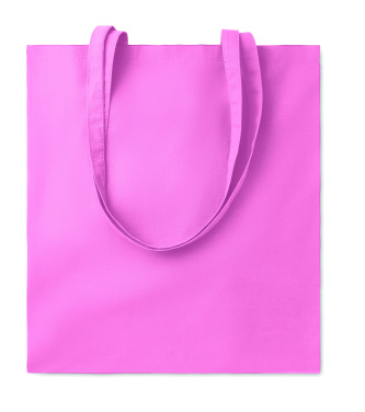 Logo trade promotional item photo of: 140 gr/m² cotton shopping bag
