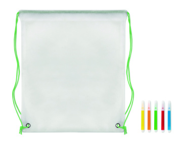 Logotrade promotional product picture of: Non woven kids bag with pens