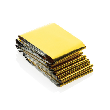 Logotrade promotional merchandise photo of: Solra emergency blanket in RCS recycled RPET pouch